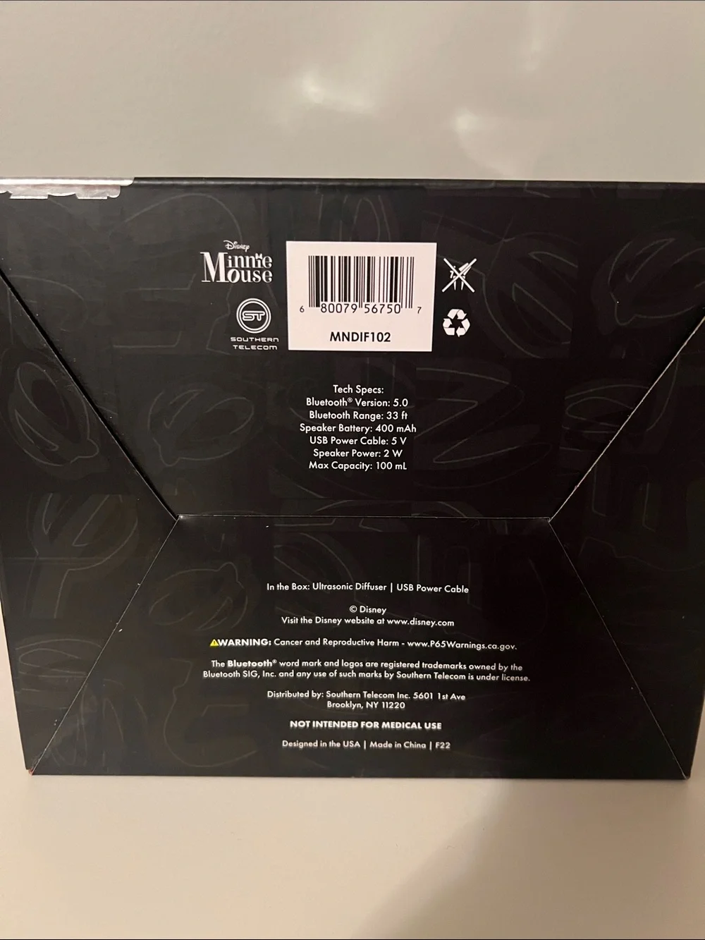 Disney Minnie Mouse Diffuser & Wireless Speaker